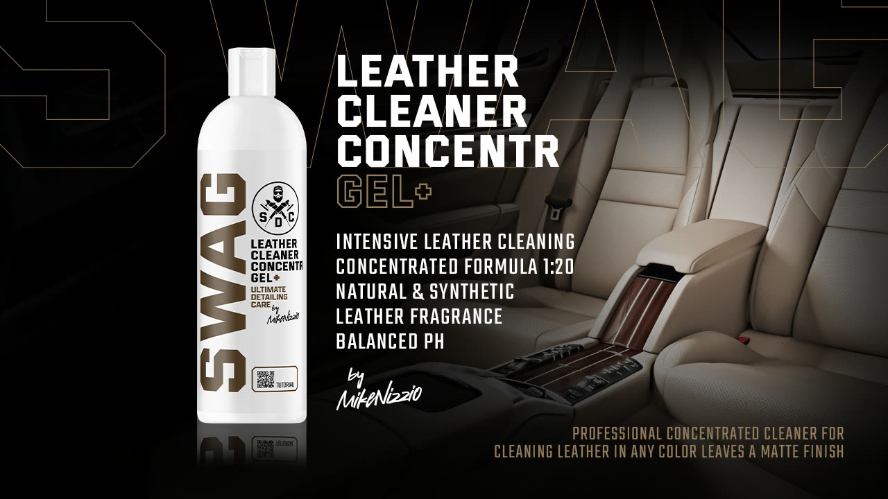 SWAG Leather Cleaner Conc. Gel+ concentrate for cleaning car leather at a dilution matched to the job