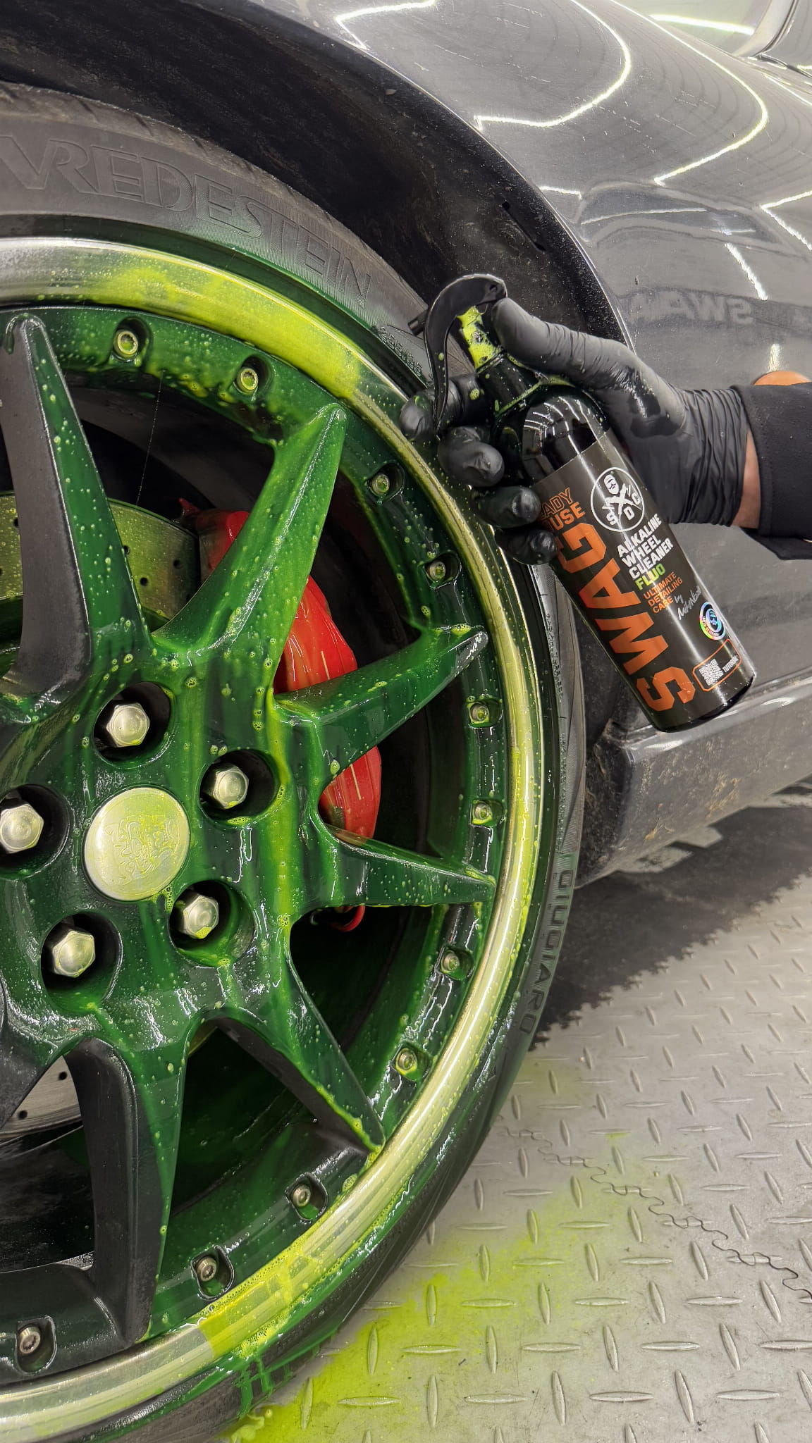 Swag ALKALINE WHEEL CLEANER FLUO GEL+ RTU V.2 / 500ml | Alloy Wheel Cleaner | Ready to Use - Image 3