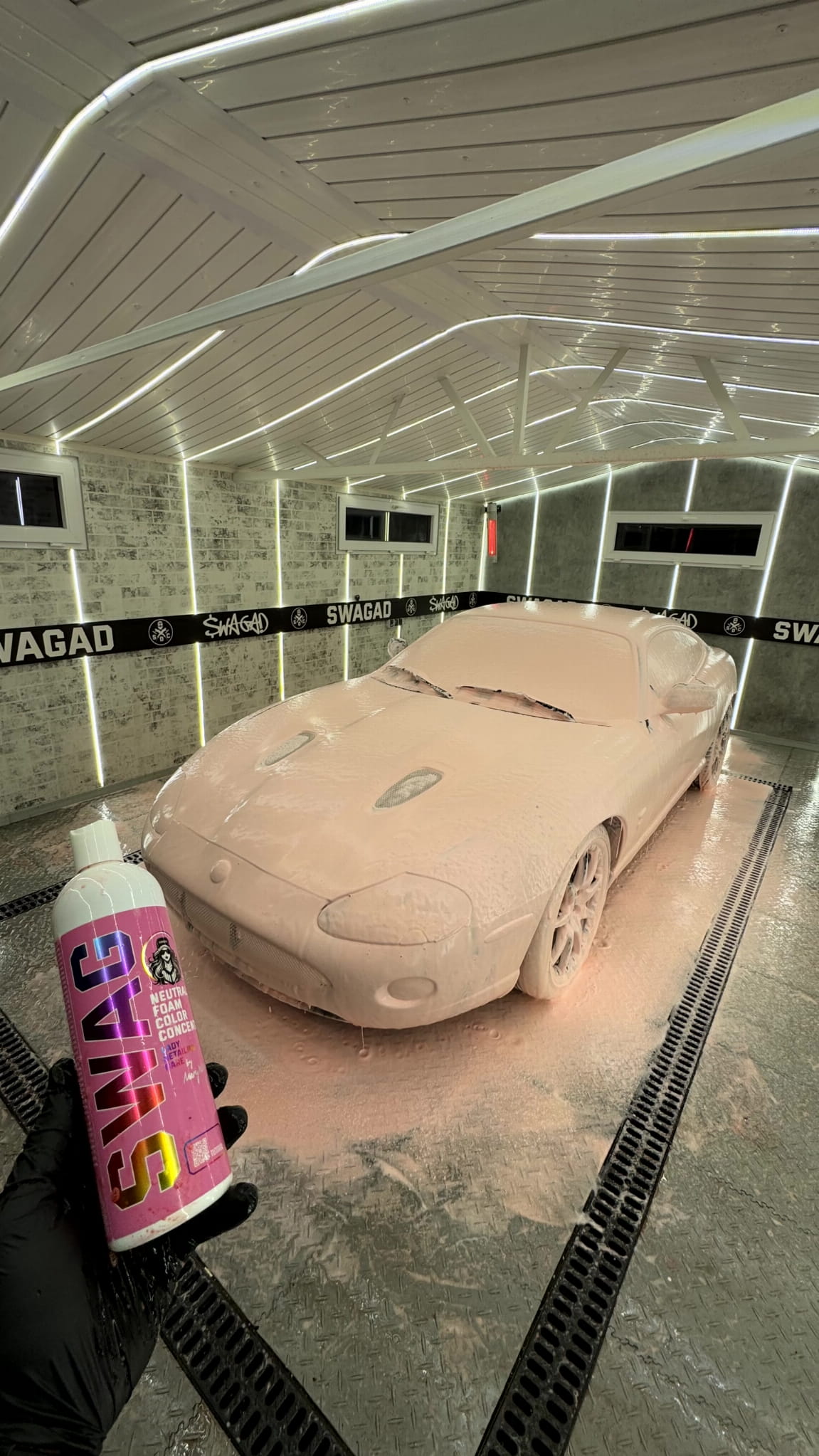 Swag LADY NEUTRAL FOAM COLOR 1:20 | NEW FORMULA / 500ml | Pink Snow Foam | Neutral pH - Image 4