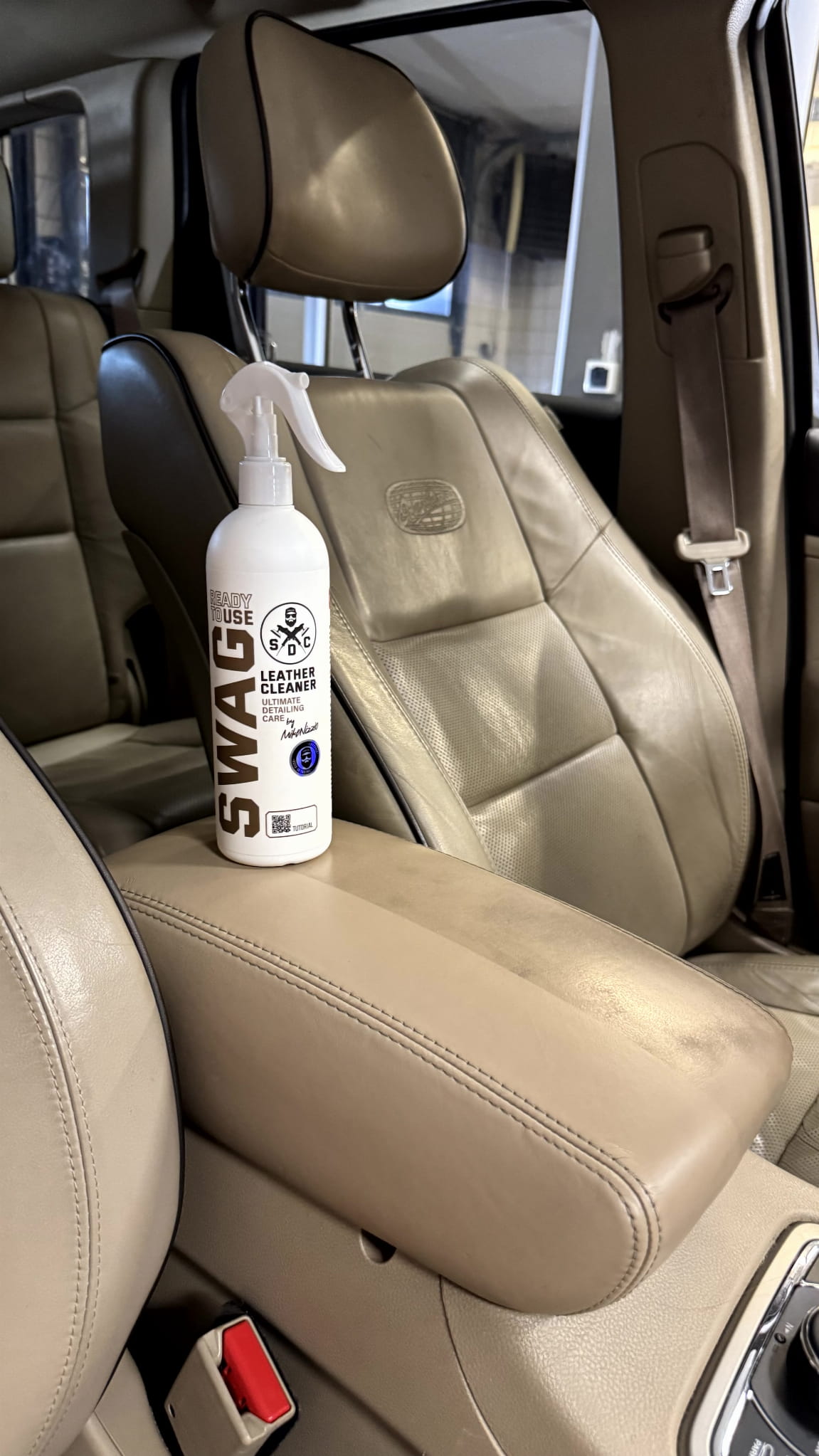 Swag LEATHER CLEANER RTU / 150ml + FOAMER | Ready to Use | Clean Leather | Safe | Matte Effect - Image 6