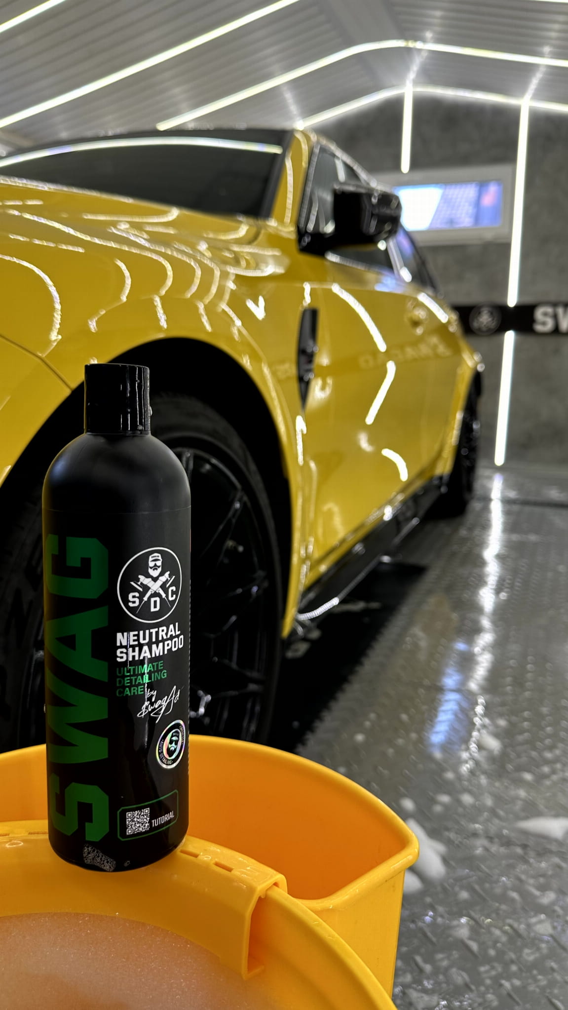 Swag EXTERIOR SET | NEUTRAL SHAMPOO | NEUTRAL FOAM | ALKALINE WHEEL CLEANER GEL+ | EXTERIOR PLASTIC TIRE DRESSING | HYBRID WAX | + accessories - Image 5