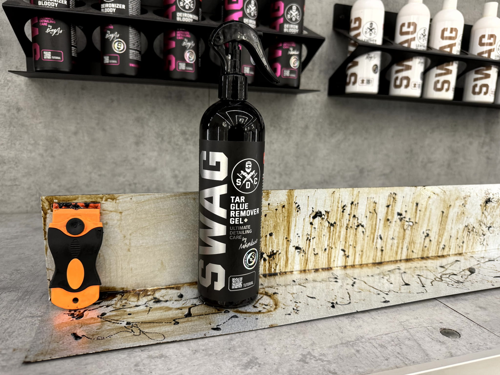 Swag TAR GLUE REMOVER GEL+ V.2 / 500ml | Decontamination | Removes Asphalt, Grease, and Glue | Gel Formula - Image 2