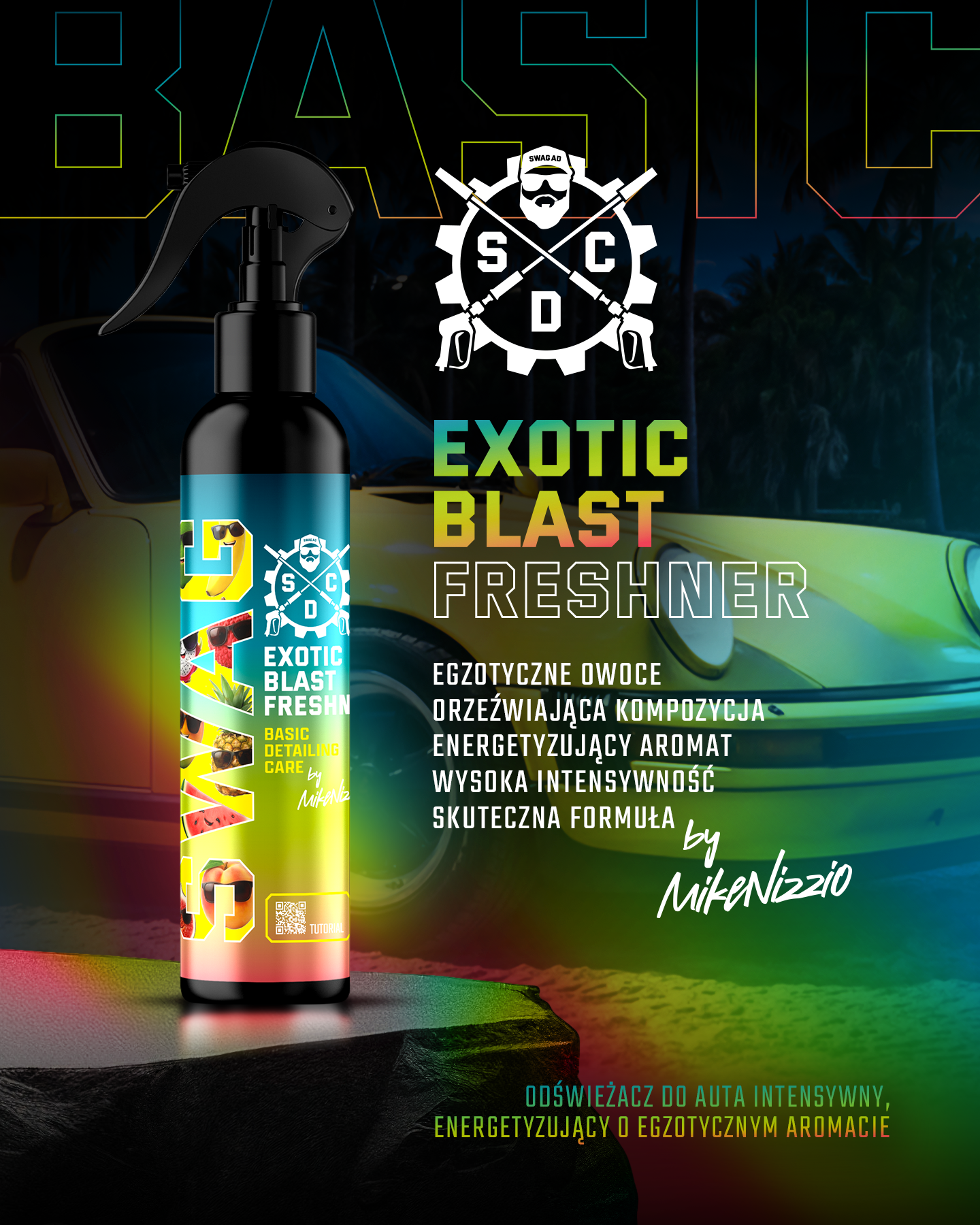SWAG BASIC Exotic Blast Freshener / 150ml | Air Freshener | Long-Lasting Fragrance | Exotic Scent - Image 2