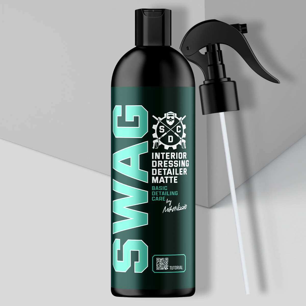 Swag BASIC INTERIOR DRESSING DETAILER MATTE / 500ml | Cleans and Maintains | Enhanced Color