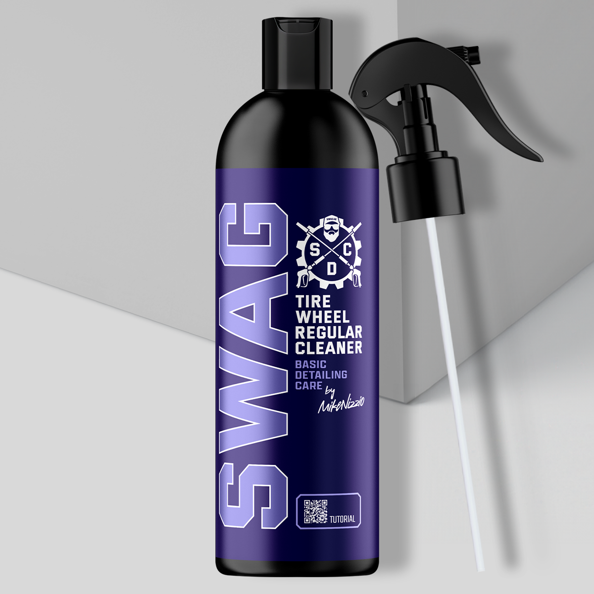 SWAG BASIC Tire & Wheel Regular Cleaner / 500ml | Alloy Wheel Cleaner | Cleans Tyres Too