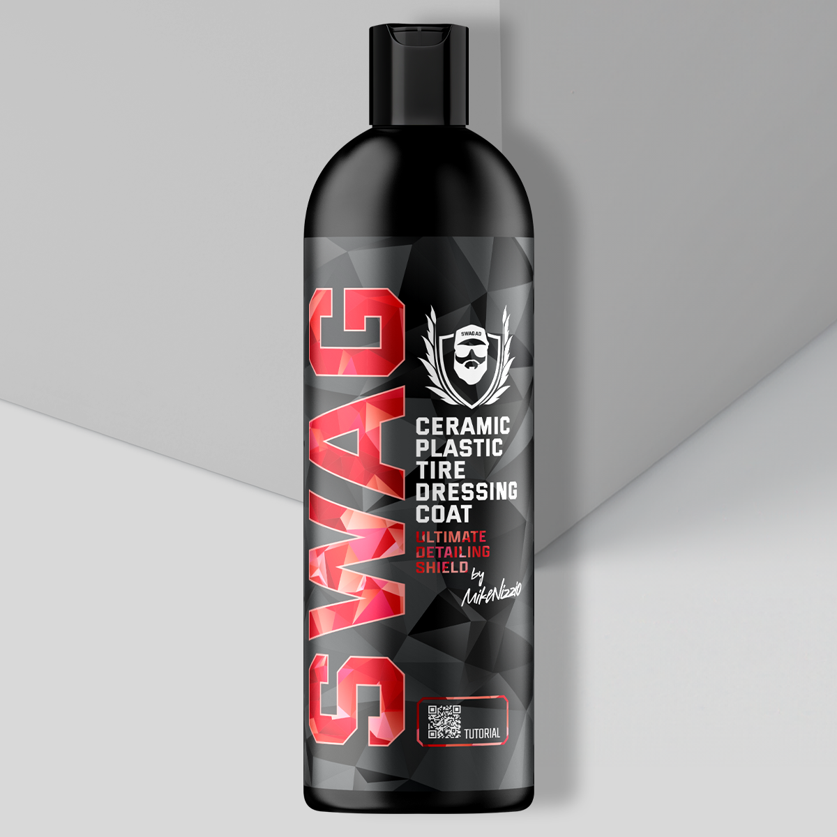 Swag CERAMIC PLASTIC TIRE DRESSING COAT / 500ml | Protects Plastic and Tires | Ultra Hydrophobic | Satin Finish | Long-Lasting Protection