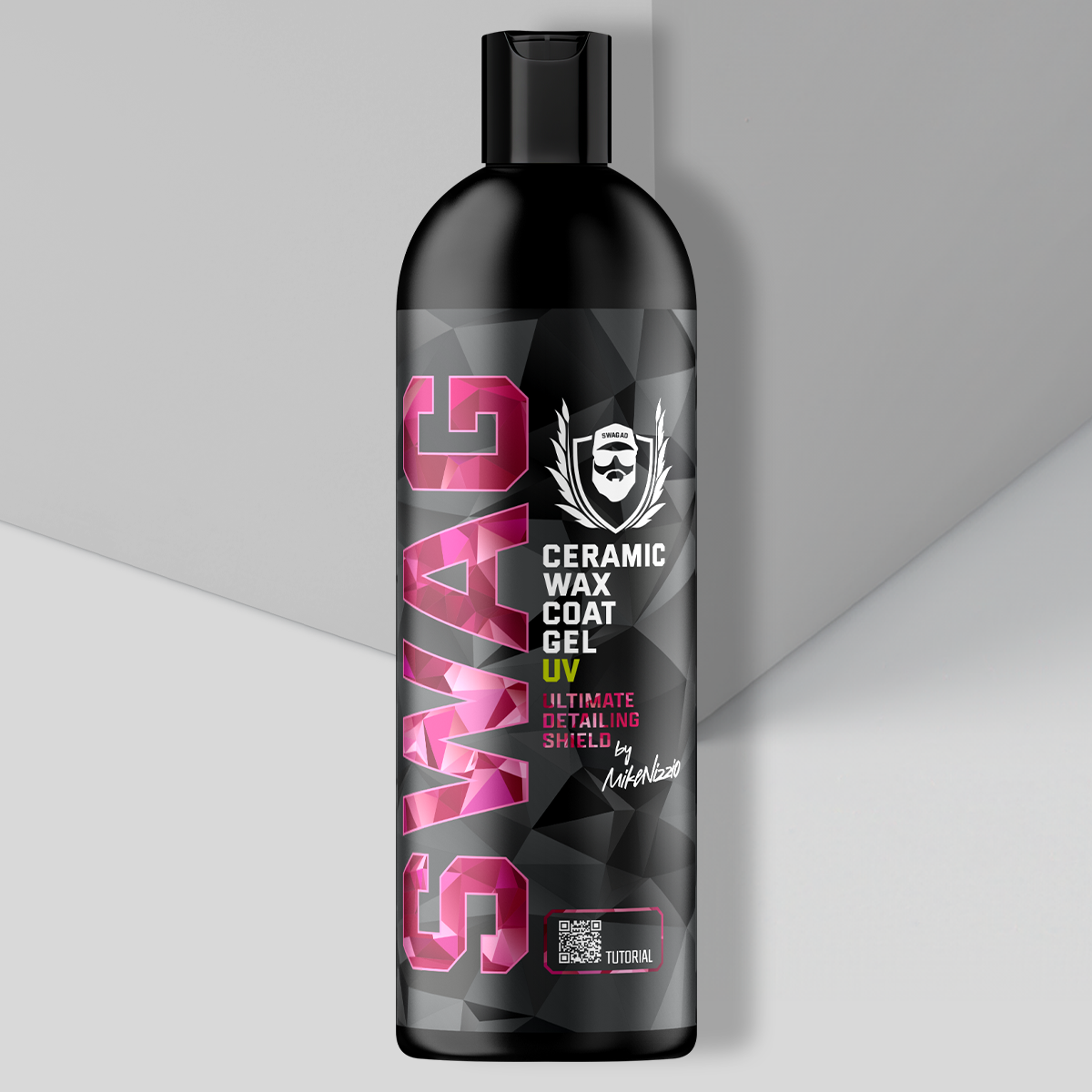 Swag CERAMIC WAX COAT GEL UV / 500ml | SiO₂ Gel Coating | Unmatched Application Precision | Ceramic Protection | Wet Look Effect + FREE