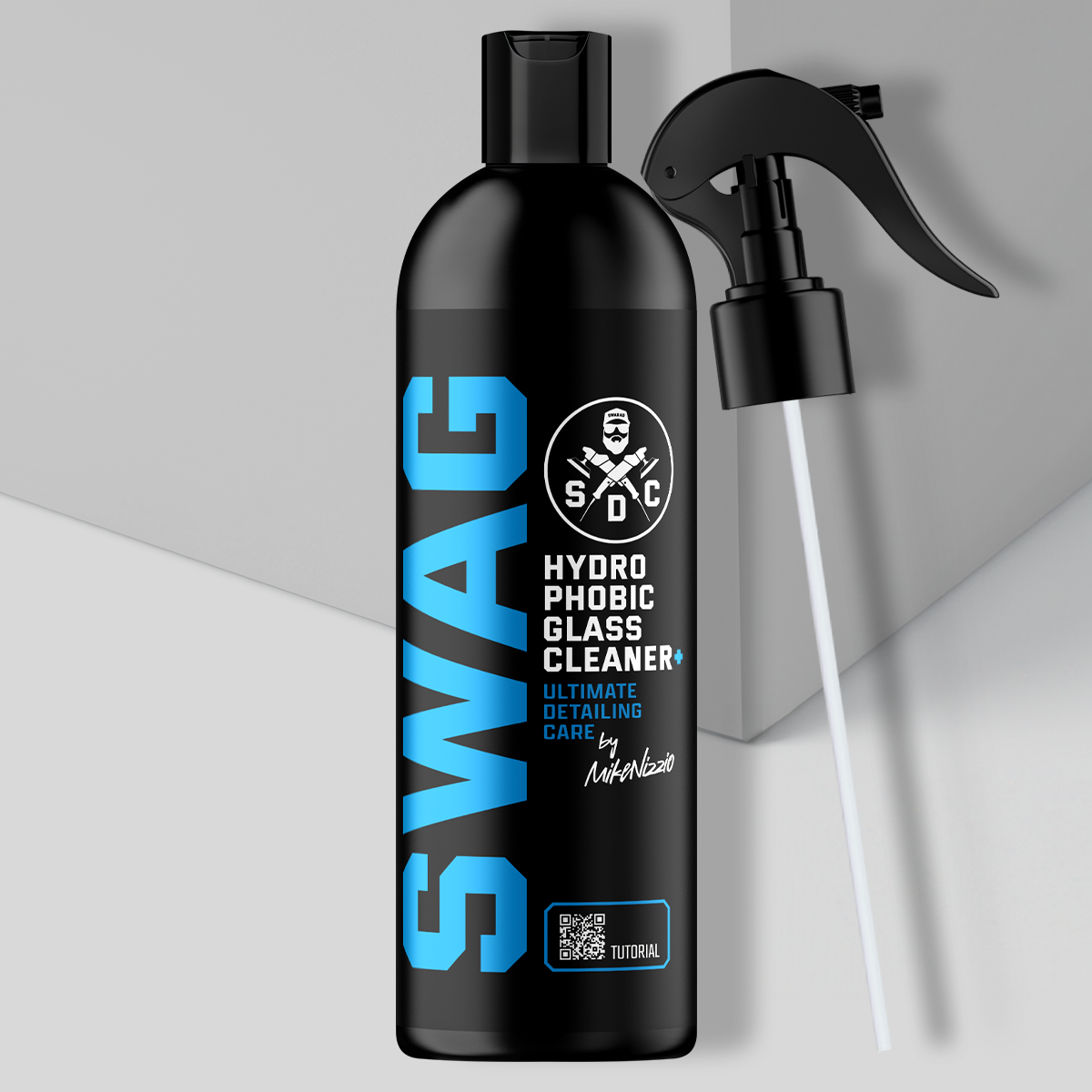 Swag HYDROPHOBIC GLASS CLEANER+ / 500ml | Invisible Wiper | Crystal Clear Windows | Protective Coating