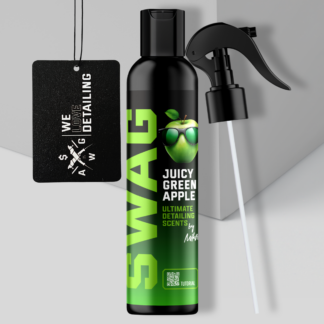Swag JUICY GREEN APPLE V.4 / 150ml | Car Fragrance + Hanging Air Freshener | Long-Lasting Scent | Fruity Aroma