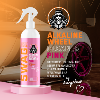 Swag LADY ALKALINE WHEEL CLEANER PINK / 500ml | Alloy Wheel Cleaner | Ready to Use
