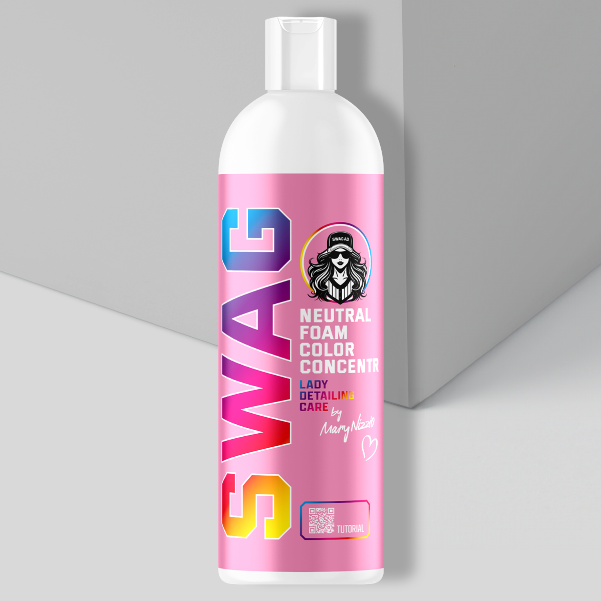 Swag LADY NEUTRAL FOAM COLOR 1:20 | NEW FORMULA / 500ml | Pink Snow Foam | Neutral pH - Image 2