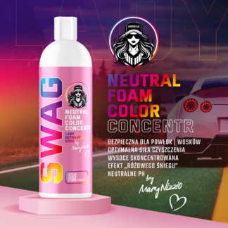 Swag LADY NEUTRAL FOAM COLOR 1:20 | NEW FORMULA / 500ml | Pink Snow Foam | Neutral pH