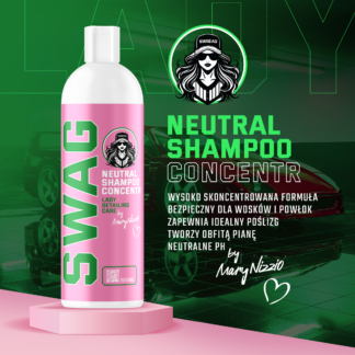Swag LADY NEUTRAL SHAMPOO CONCENTR | NEW FORMULA / 500ml | Coating-Safe | Thick Foam | Neutral pH