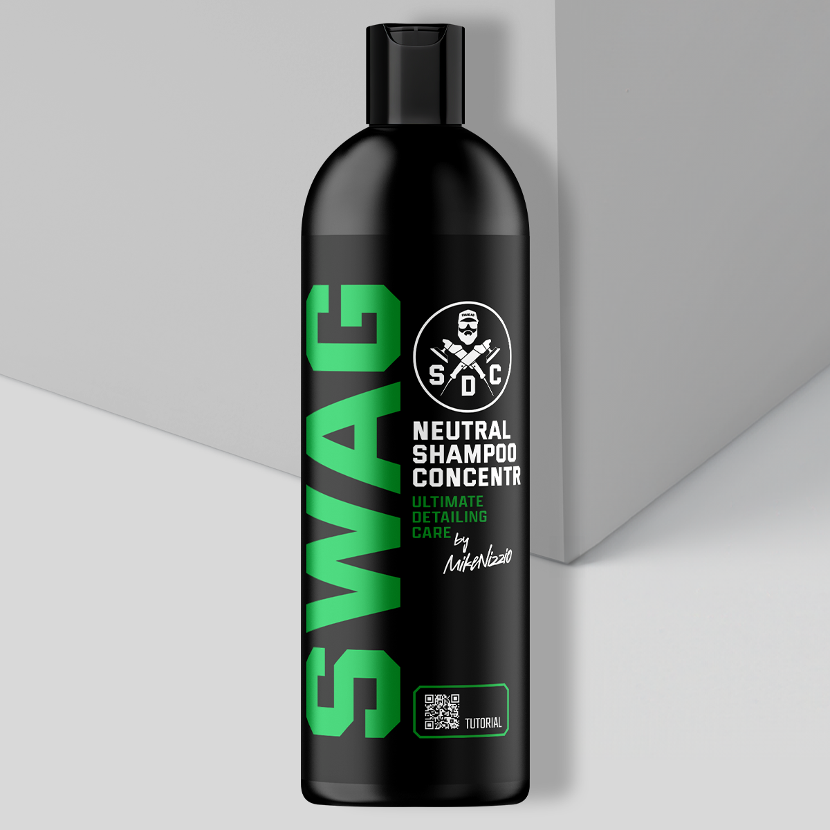 Swag NEUTRAL SHAMPOO CONCENTR. V.3.1 1:400 | NEW FORMULA / 500ml | Safe for Coatings | Rich Foam | Neutral pH