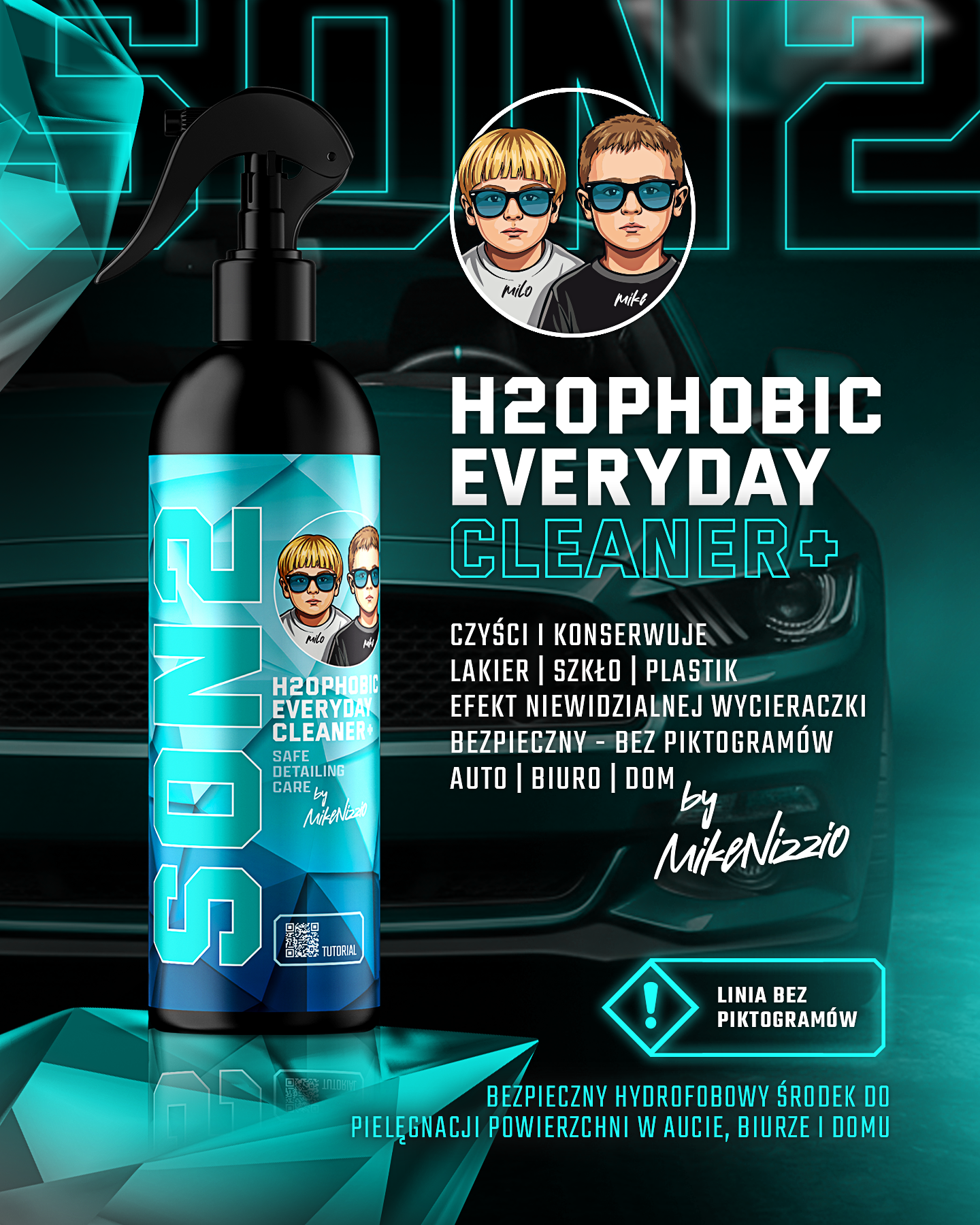 Swag SON2 HYDROPHOBIC EVERYDAY CLEANER+ / 500ml | Protection | Hydrophobic Effect | Degreaser - Image 2