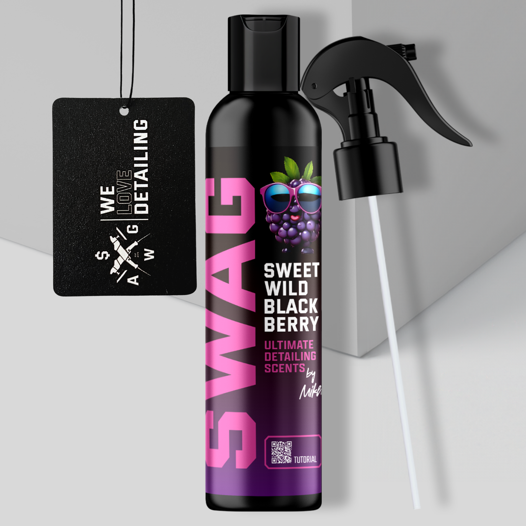 Swag SWEET WILD BLACKBERRY V.3 / 150ml | Car Fragrance + Hanging Air Freshener | Long-Lasting Scent | Fruity Aroma