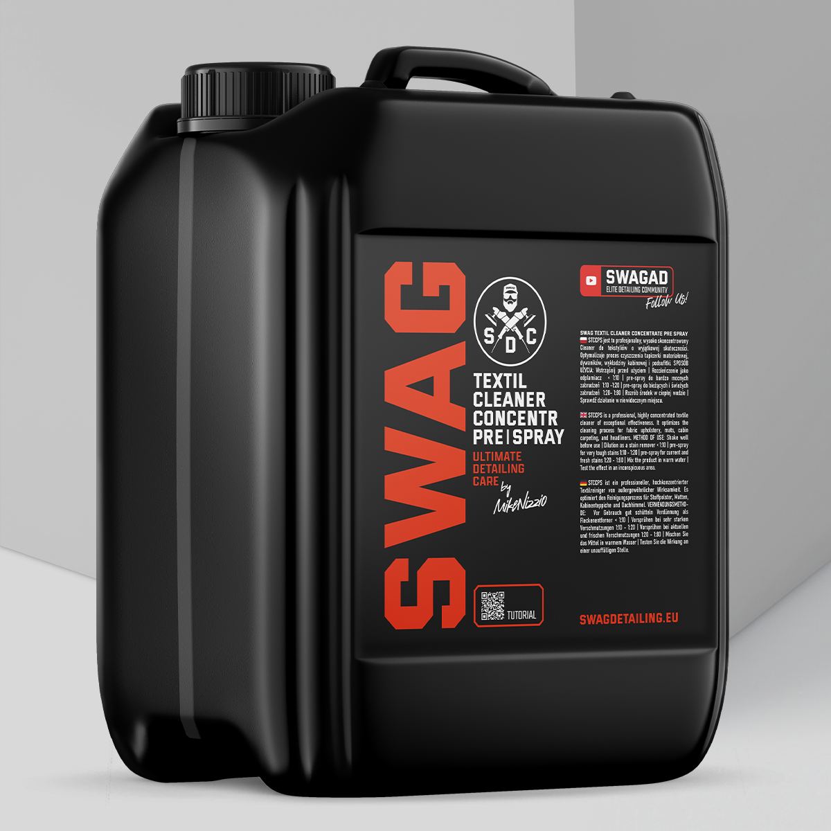 Swag TEXTILE CLEANER CONC. V.2.1 1:20 / 5L | Upholstery Cleaner | No Residue - Image 8