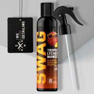 Swag TROPICAL LYCHEE MANGO / 150 ml | Car Fragrance + Hanging Air Freshener | Long-Lasting Fragrance | Lychee and Mango