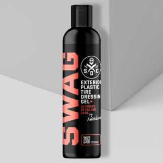 Swag EXTERIOR PLASTIC TIRE DRESSING Gel+ V.3 / 250ml | Protects Plastics and Tires | Hydrophobic Properties | Satin Finish